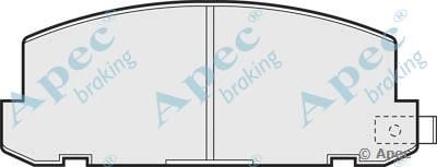 APEC BRAKING pad514 -  Комплект тормозных колодок, дисковый тормоз